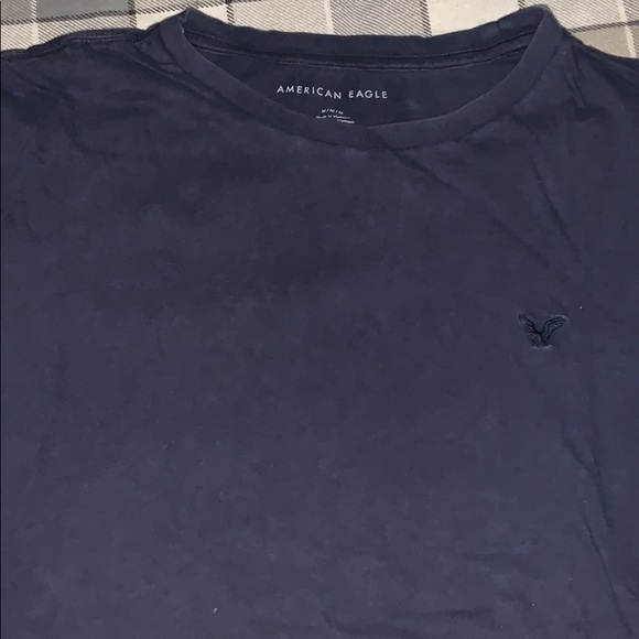 Navy Basic American Eagle Shirt - Picture 1 of 2